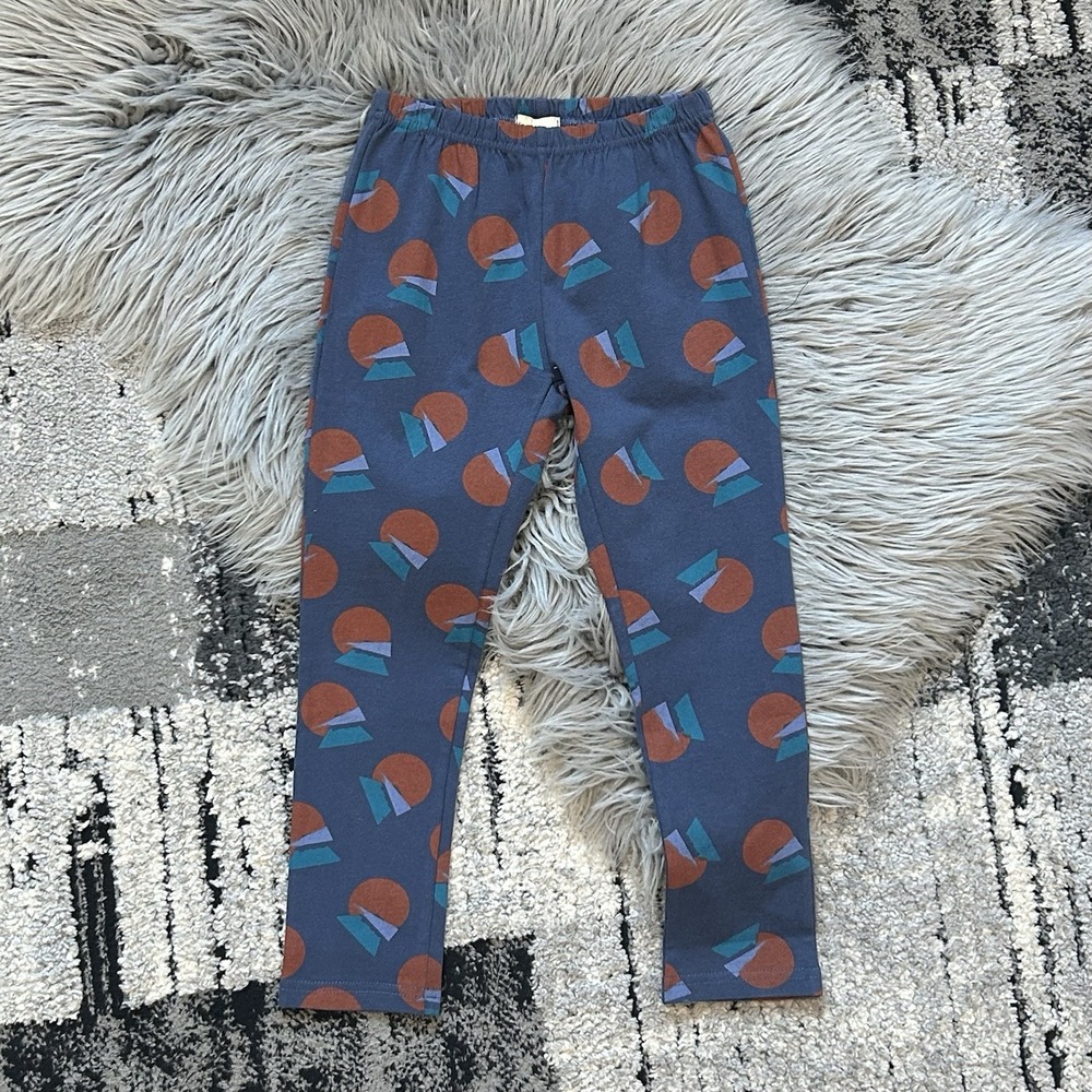 Wander & Wonder Blue Teal Fuji Leggings Size‎ 7/8Y NEW (48)